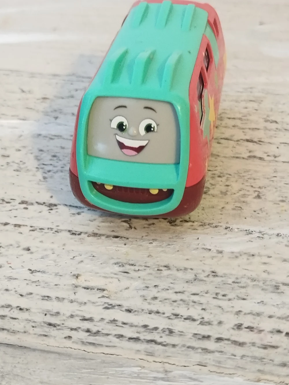 Figurine Thomas Friends Jiff Push Along Train Sodor Cup Racers metal and plastic